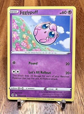 Jigglypuff 110/264 Non Holo Common Fusion Strike Pokemon Jigglypuff 110/264 Non Holo Common Fusion Strike Pokemon