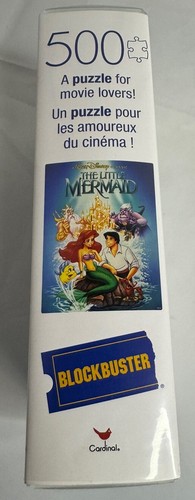 The Little Mermaid Blockbuster 500 Piece Jigsaw Puzzle Cardinal #6061052 NEW - Picture 2 of 3