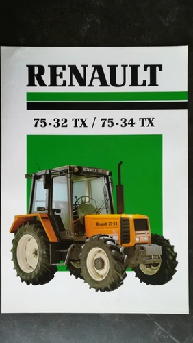 RENAULT 75T TRACTOR BROCHURE