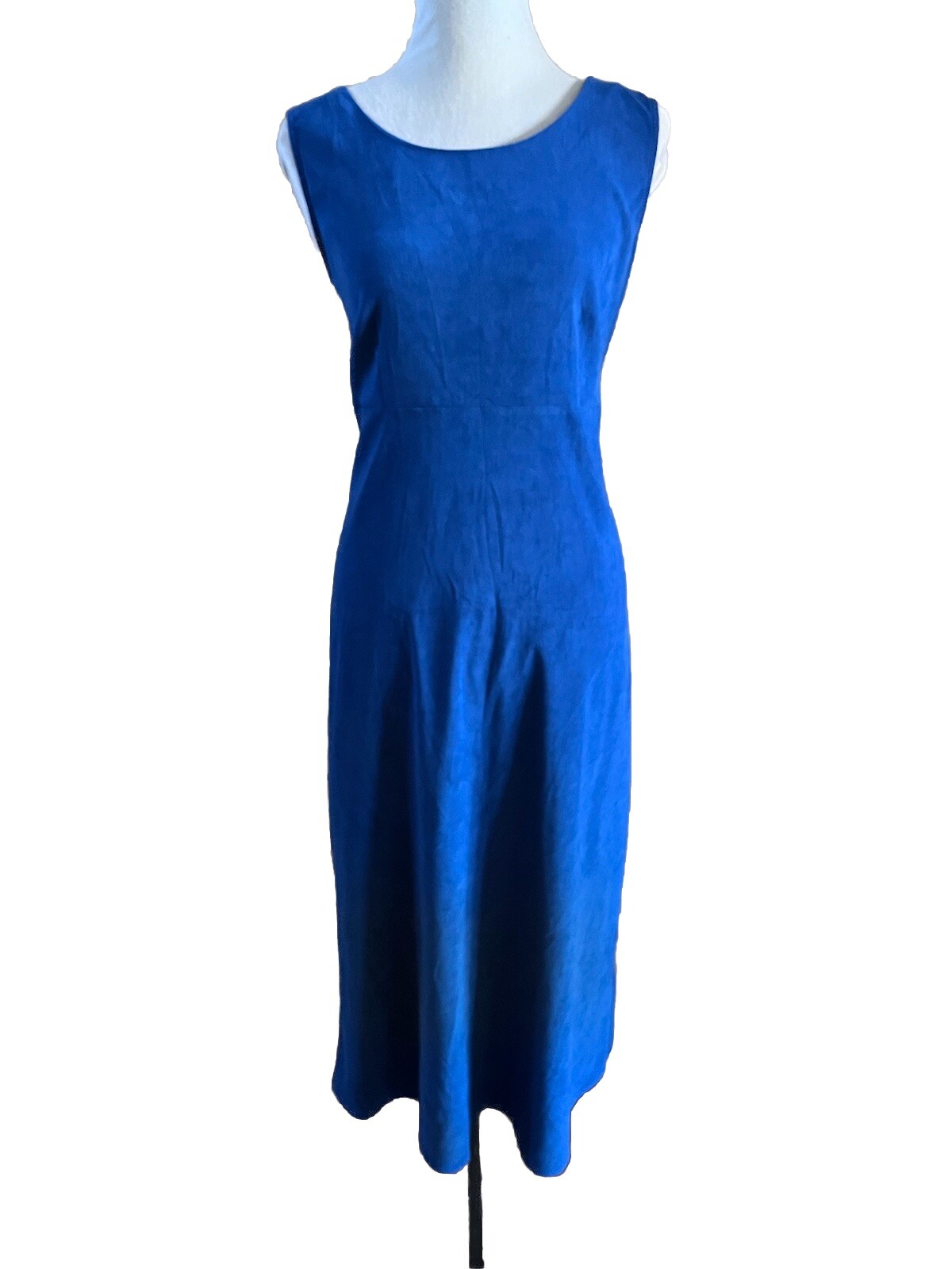 royal blue suede dress Half Sleeves Square Neck Velvet Mother of the Bride Dress, Royal_Blue main image 1