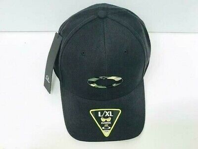 OAKLEY TINCAN CAP MENS HAT FLEX 911545 L/XL BLACK CAMO GREEN OAKLEY TINCAN CAP MENS HAT FLEX 911545 L/XL BLACK CAMO GREEN