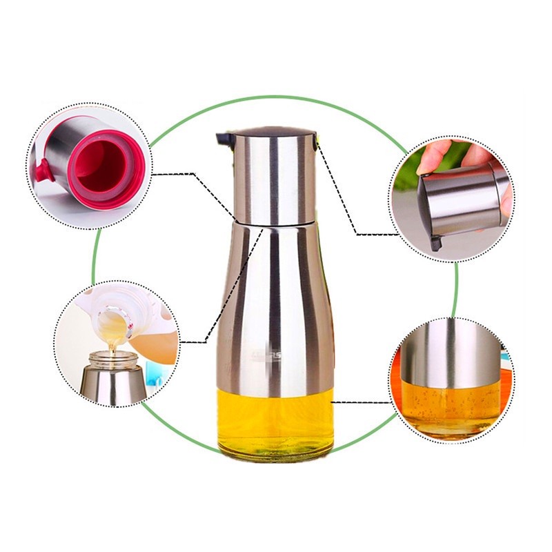 2 Öl Und Essig Spender 160ml - Auslaufsicher Für Unterwegs