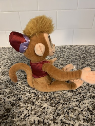 Disney Aladdin ABU The Monkey 8" Bean Bag Plush Stuffed Animal Doll No Tush Tag - Picture 7 of 10