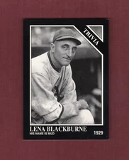 #905 PROTOTYPE: LENA BLACKBURNE, 1929 White Sox | 1992 Megacards Conlon PROMO