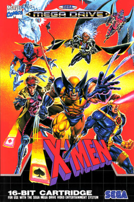 X-Men Sega Genesis Mega Drive BOX ART Premium POSTER MADE IN USA