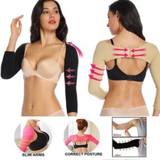Women Upper Compression Arm Shaper Post Surgical Posture Corrector Top Sleeves