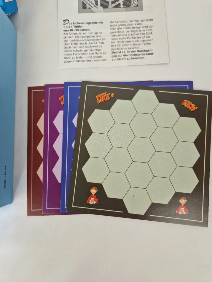 TAKE it EASY Peter Burley FX Schmid Sammler Spiel 1997 Vollständig Top Rarität - Bild 4 von 4