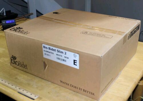 Bio Bidet Slim Two Electric Bidet Toilet Seat Elongated, Warm Water, Heated Seat