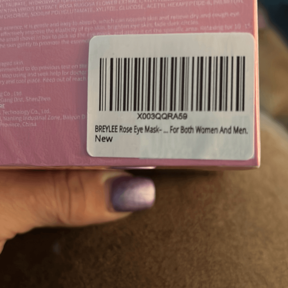 BREYLEE Pink Rose Eye Mask Under Eye Mask for Face Care NEW! eBay