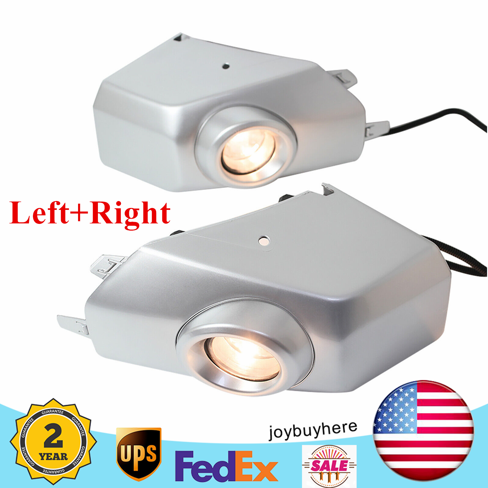 Fit Toyota FJ Cruiser 07-14 Bumper Fog Lights DRL Lamps with Pad+Cover Car Parts