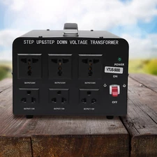 5000W Watt Power Voltage Transformer Step Up/Down 110-120V to 220-240V Converter