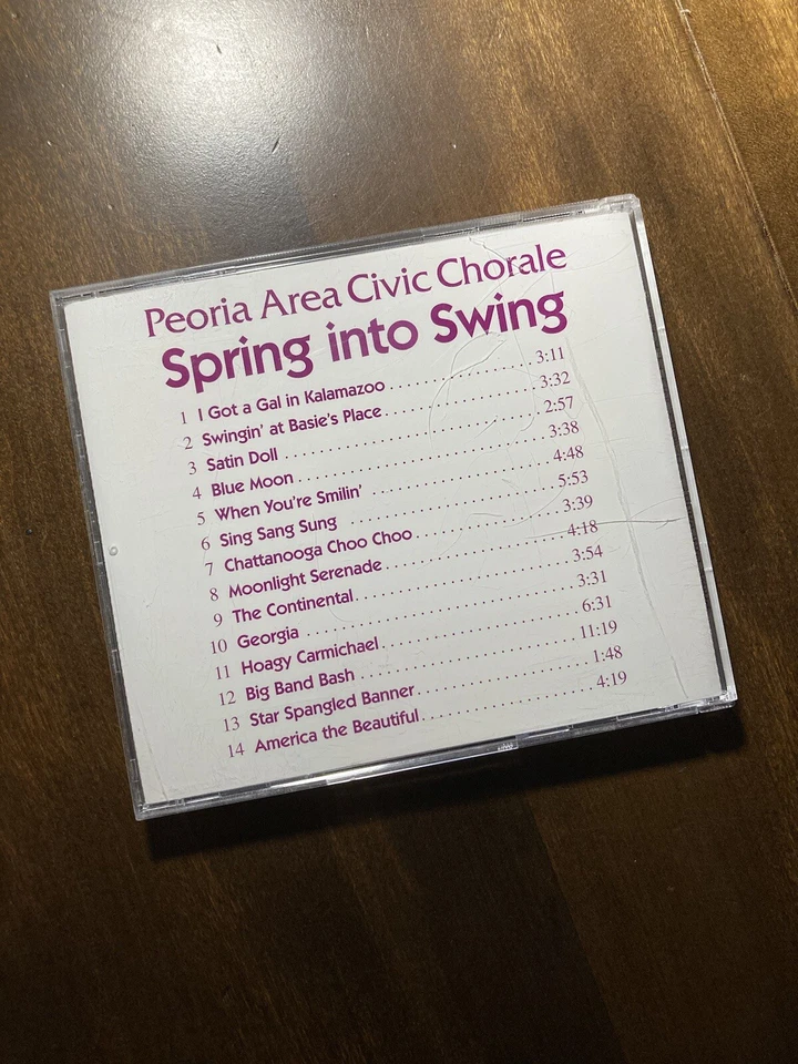 Peoria (IL) Area Civic Chorale: Spring Into Swing Live At Peoria Civic Center CD Foto 4 de 4
