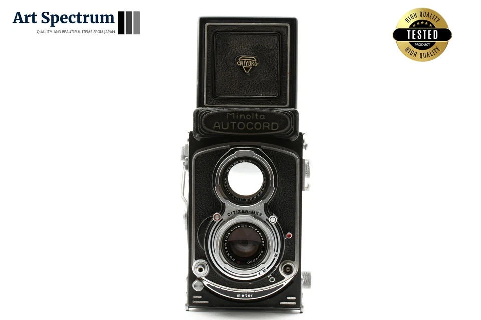 [Exc+8] Cámara fotográfica de formato medio Minolta Autocord Chiyoko Rokkor 75 mm f3,5 TLR Foto 4 de 4