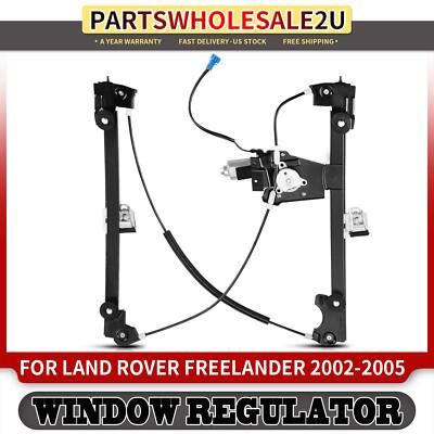 Front Passenger Side Window Regulator w/ Motor for Land Rover Freelander 02-05