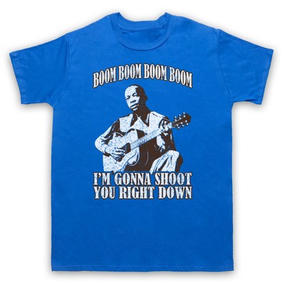 BOOM BOOM BOOM INOFFIZIELLES T-SHIRT JOHN LEE HOOKER BLUES MUSIKER HERREN & DAMEN