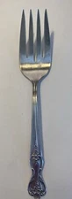 VTG Wm. Rogers Mfg Co. Extra Plate Original Rogers Magnolia 9" Serving Fork