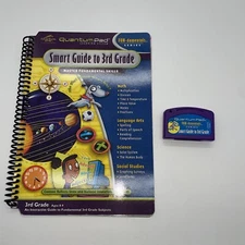 Quantum Pad Leap Interactive Book & Cartridge Smart Guide To 3rd Grade 8 -9