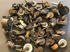 ANTIQUE VTG BUILD YOUR OWN LOT OF FURNITURE CASTERS WHEELS 10% OFF 2 0R MORE