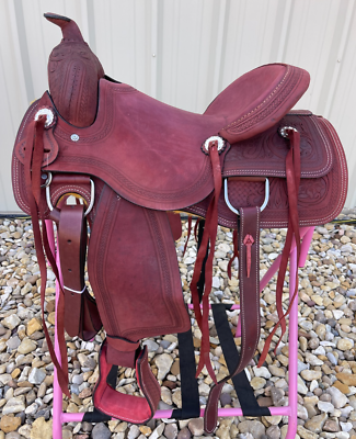 Selle Western Heavy Duty Wade Ranch Roper taille 15 avec jeu d