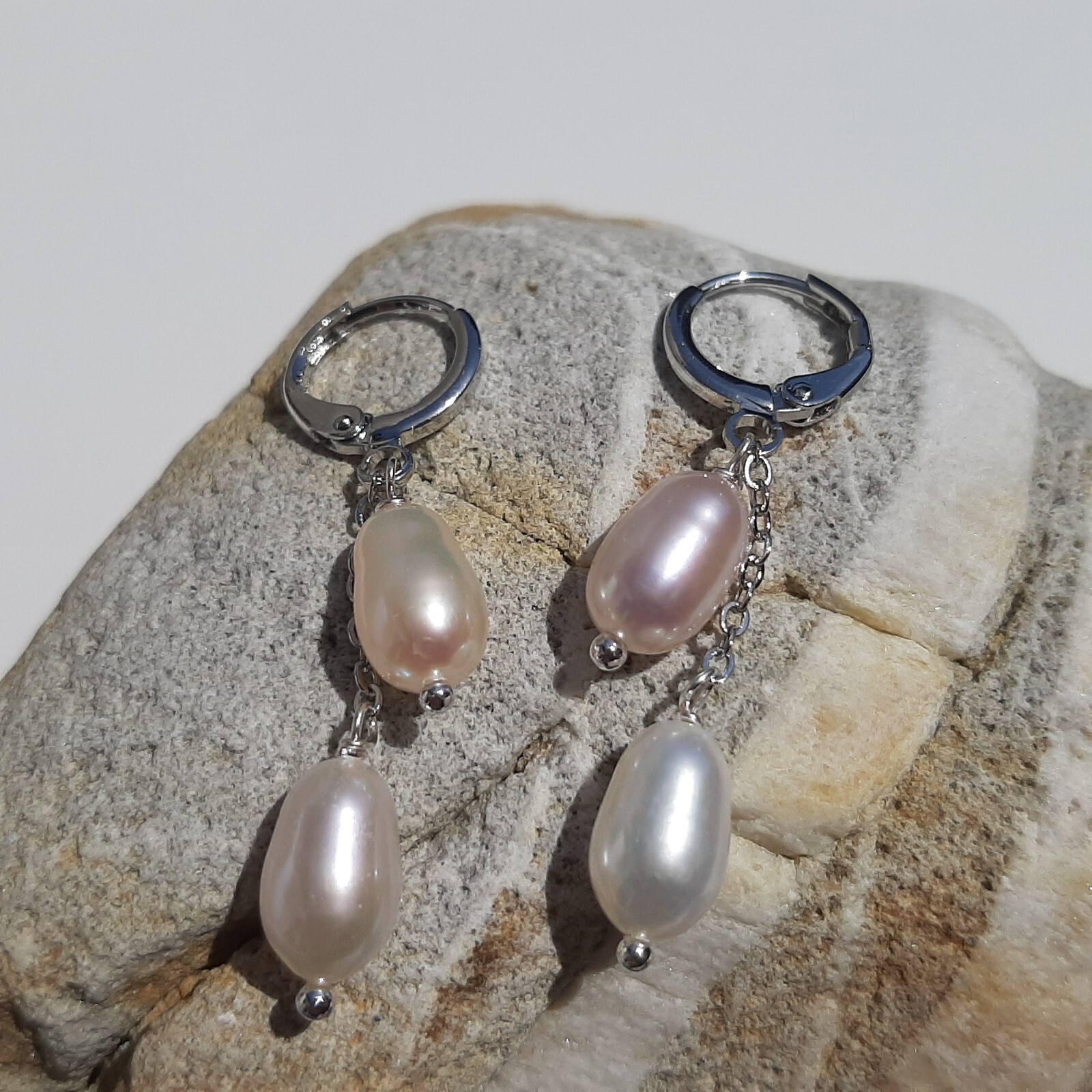 Les longues boucles d'oreilles pierres et perles | | Magasinez