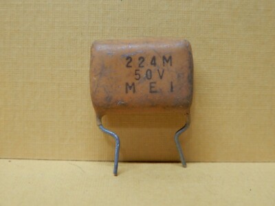 NPC Polyester Film Capacitors .22uf 50V Qty 50 NOS