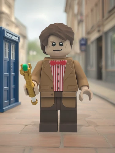Doctor Who (Eleventh Doctor) - 3D printed 9" Lego inspired XL Mini Figure - Picture 1 of 1