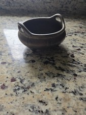 Antique Chinese Bronze Censer Tripod Incense Burner Signed Marked Vintage Rare