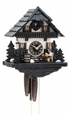 Reloj cuco Schwarzwaldhaus con bebedor de cerveza móvil KA 1660 EX NUEVO