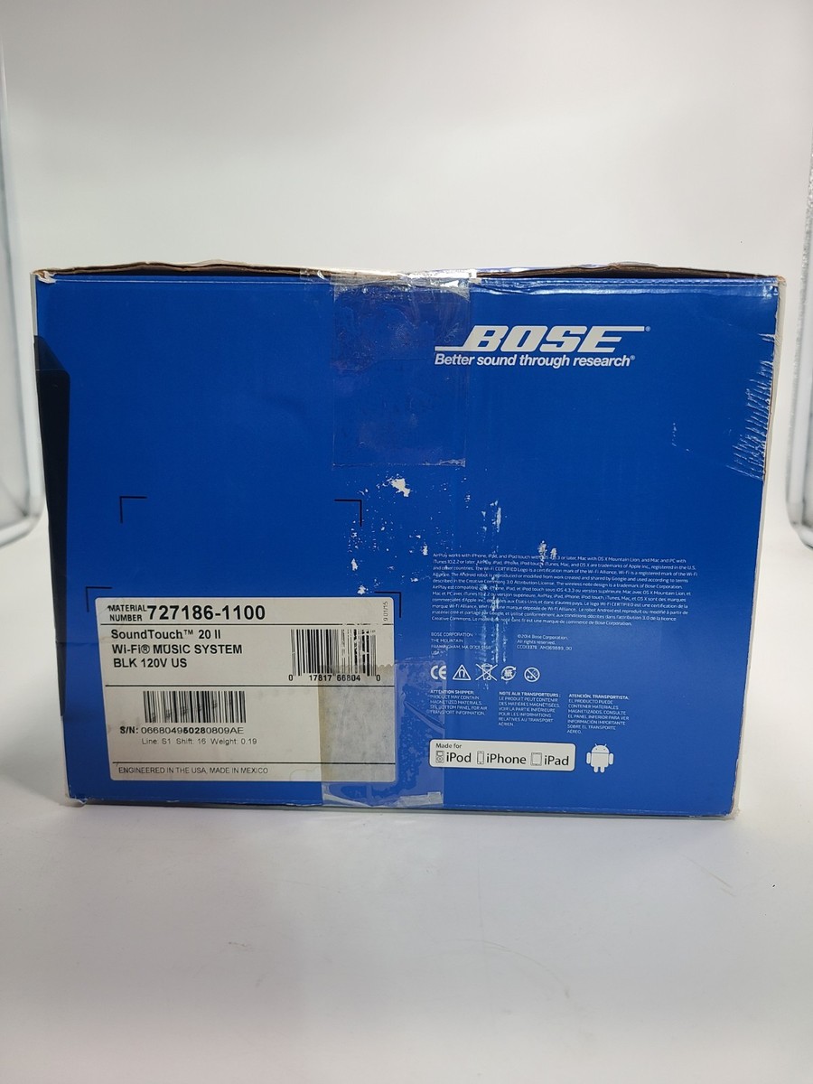 Bose Soundtouch 20 Wifi Music Player Smart Speaker w/Remote Series