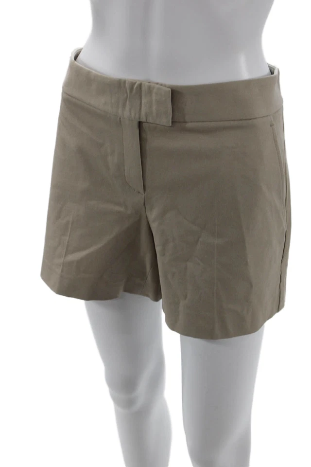 Theory 男女通用斜纹短裤米色 10 码 — 第 2/4 张图片