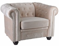 Chesterfield Sessel 1-Sitzer Wohnzimmersessel Clubsessel Cocktailsessel Stuhl