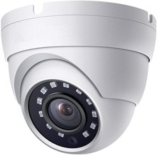 2MP Dome TVI AHD CCTV Surveillance Security Camera, 2.8Mm 100  Wide Viewing Angl