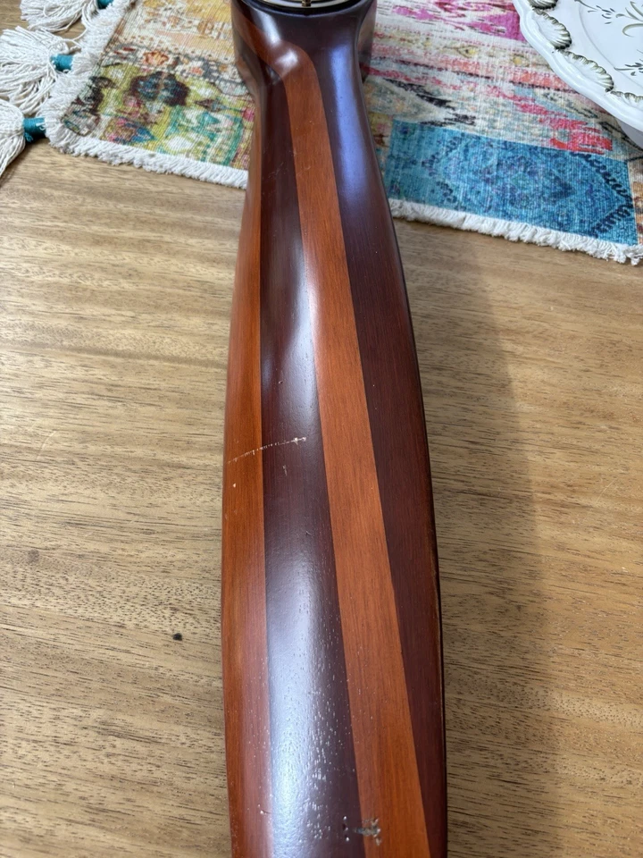 Aeropostale Vintage WW1 Clock Propeller Battery Operated Clock (works) 45” Long - Image 3 of 4