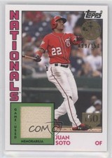 2019 Topps 1984 Baseball Relics Series 2 150th Anniversary 99/150 Juan Soto 00d2