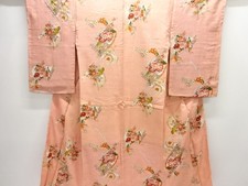 7596439: JAPANESE KIMONO / ANTIQUE KIMONO / FLOWER