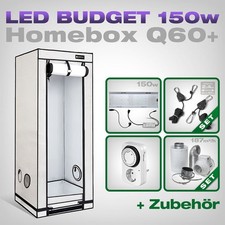 HOMEbox Q60+ LED Grow Set + hortiONE 420 150W - AKF, diskret, 2.9 µmol/J