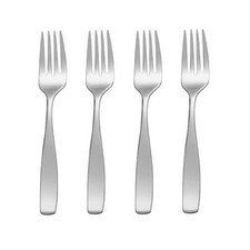 Mikasa Satin Loft 18/10 Stainless Steel Salad Fork Set of Four 