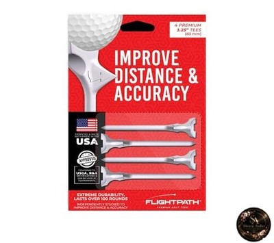 FLIGHTPATH   Premium Golf Tees - 10° Winkel für verbesserte Distanz und Genau...