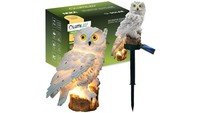 Lampa Solarna Ogrodowa LED Wbijana SłUpek Sowa 3000K IP44 Noka Lumiled Lumiled