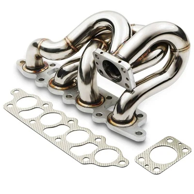 INOXYDABLE COLLECTEUR D'ÉCHAPPEMENT TUBULAIRE TURBO POUR FORD FOCUS I RS 2002-04 - Photo 1/4