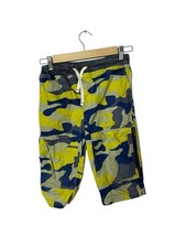 Mini Boden Jersey Baggies Shorts Youth 9Y Camo Blue Cotton