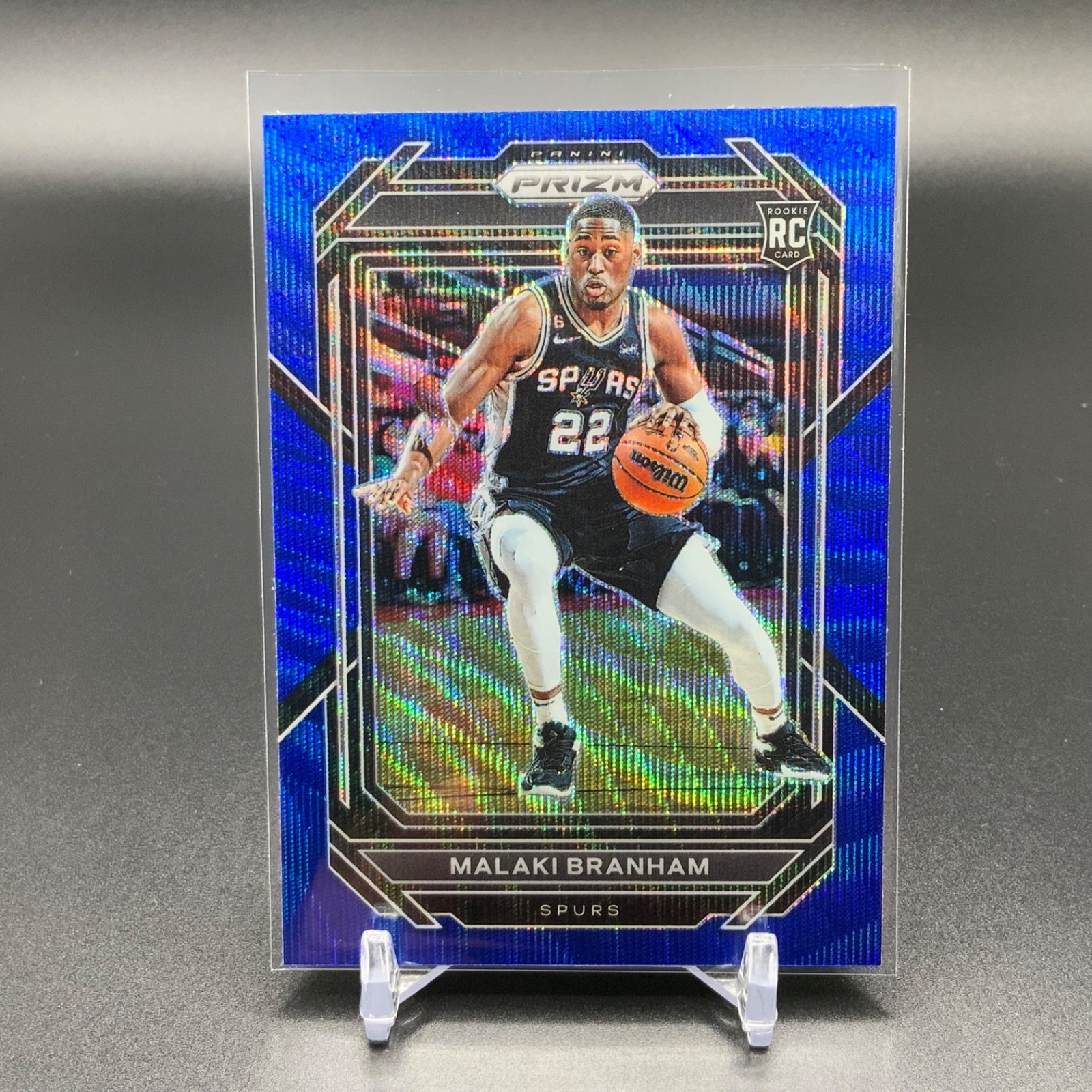 2022-23 Panini Prizm - Malaki Branham #230 Blue Wave Prizm GRC1355