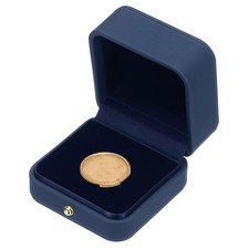 Coin Display Box, Coin Presentation Display Box Fit 30mm Coin, Blue