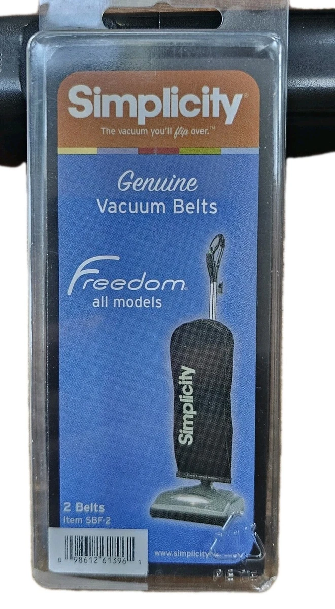Cinghia Di Ricambio Per Aspirapolvere Simplicity Freedom – Modello SBF-2, Compatibile Anche Con Riccar Supra-Lite, 1 Pezzo