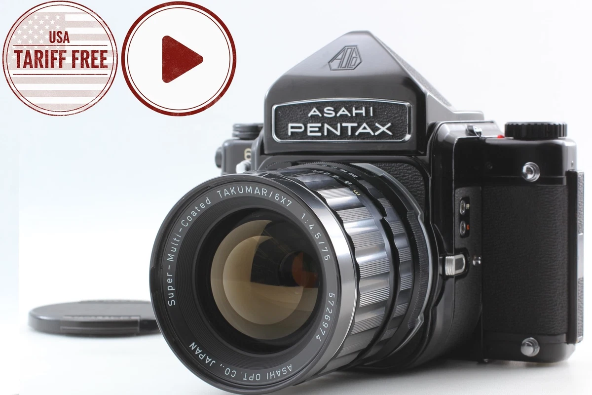 美品 難あり ASAHI PENTAX ペンタックス 6×7 f4.5 75mm tokyo camera style — Shinjuku Asahi Pentax 6x7 with 75mm f4.5 lens