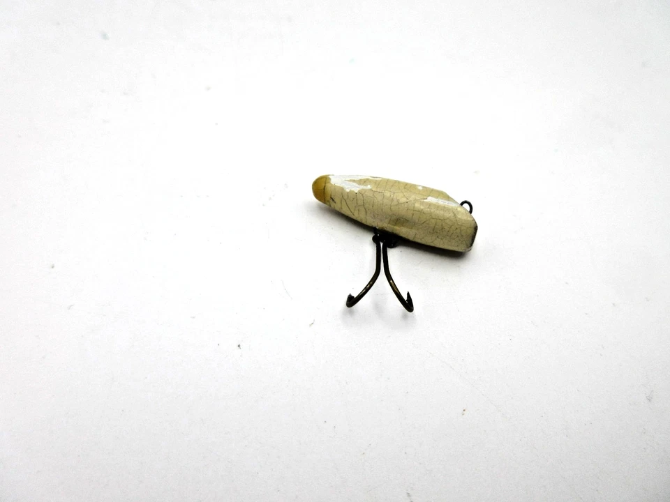 De colección South Bend Fly Oreno - (color raro) - todo blanco Foto 2 de 4