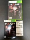 FEAR 3 F.3.A.R. F.E.A.R. Import Japan Xbox 360 Japanese ver.
