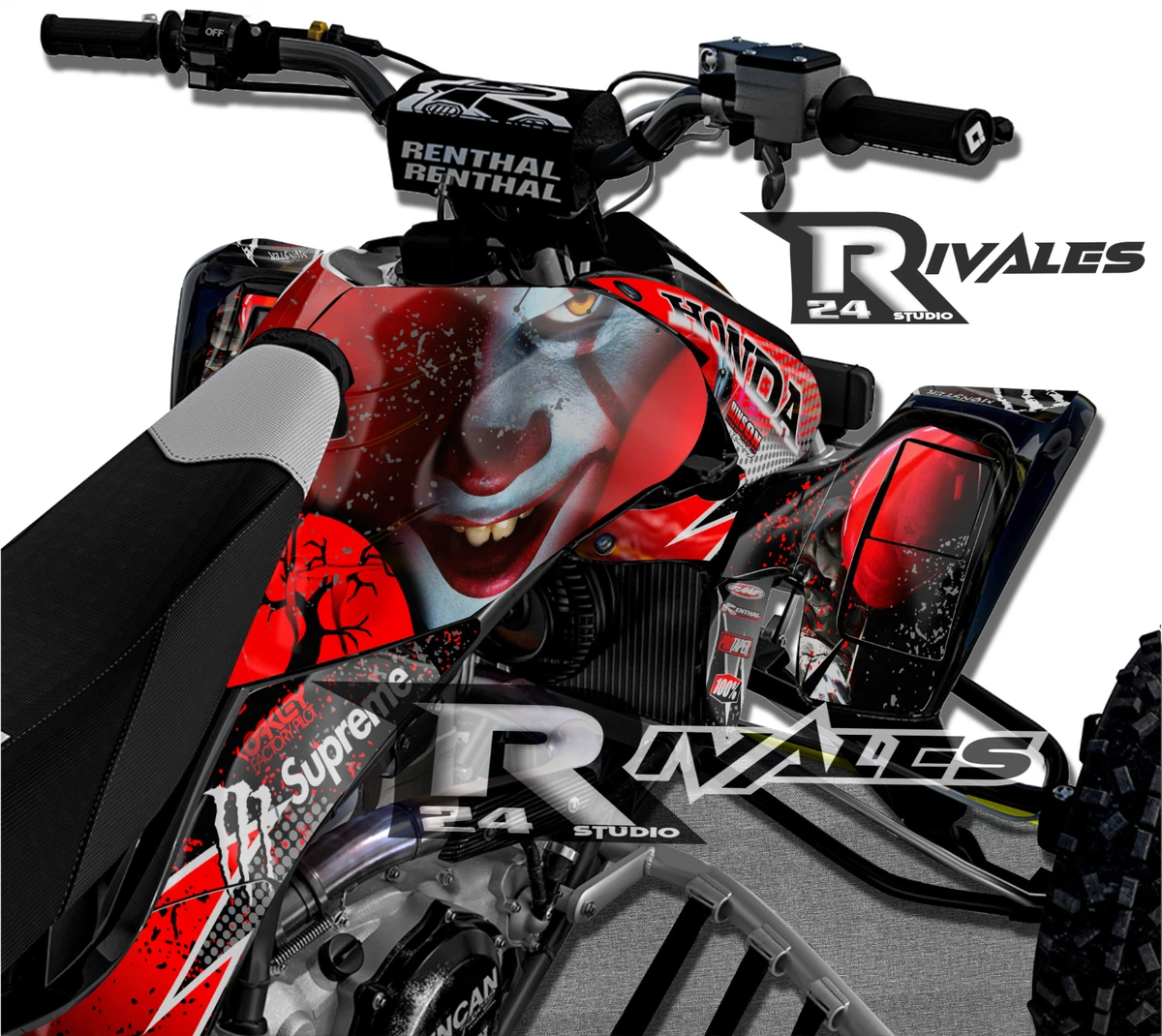 ATV, Side-by-Side & UTV Decals & Emblems for Honda TRX450R for sale | eBay