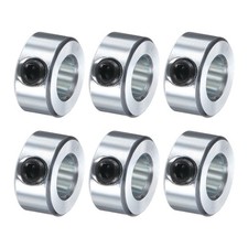 Set da 6 Collari per Albero in Acciaio al Carbonio 3/8" con OD 3/4"