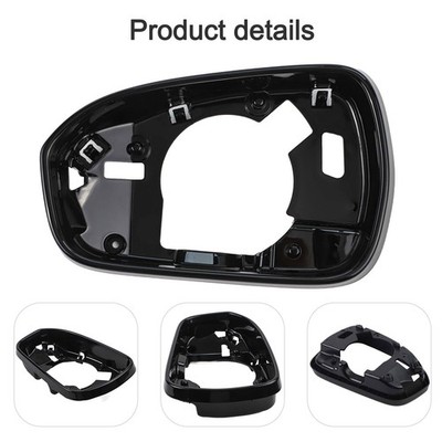 Spiegelrahmen Car Exterior Accessories Links Schwarz 1PC ABS Autozubeh?rt